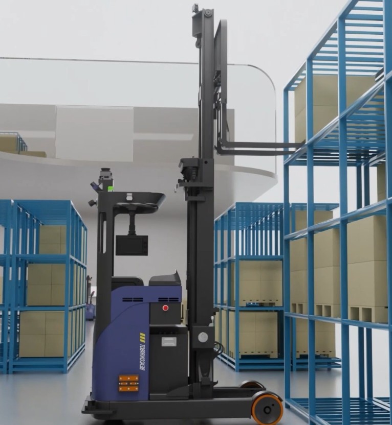 AGV stacker travel wheels