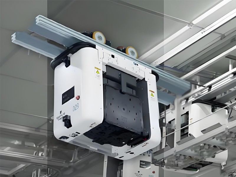 Polyurethane travel wheels for semiconductor OHT
