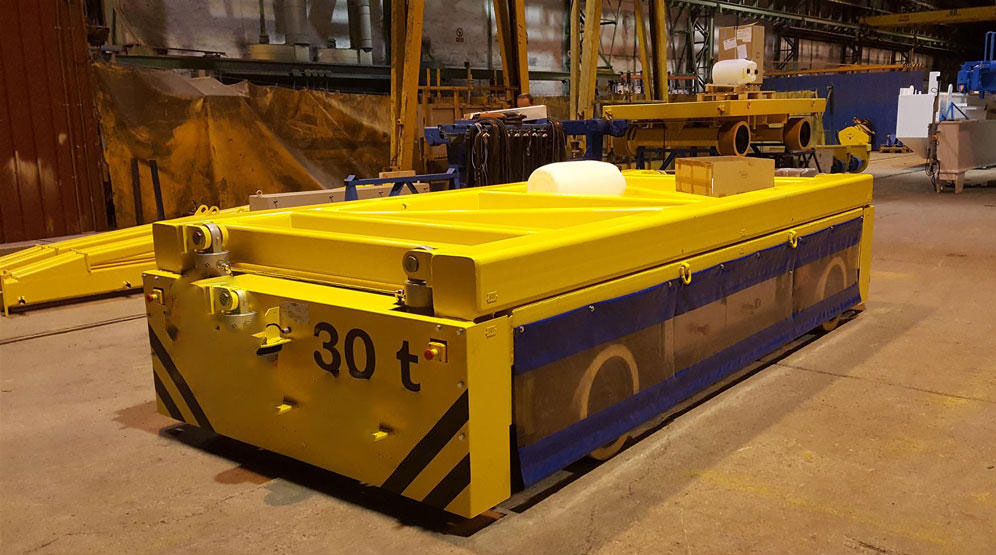 Heavy duty polyurethane wheels for AGV