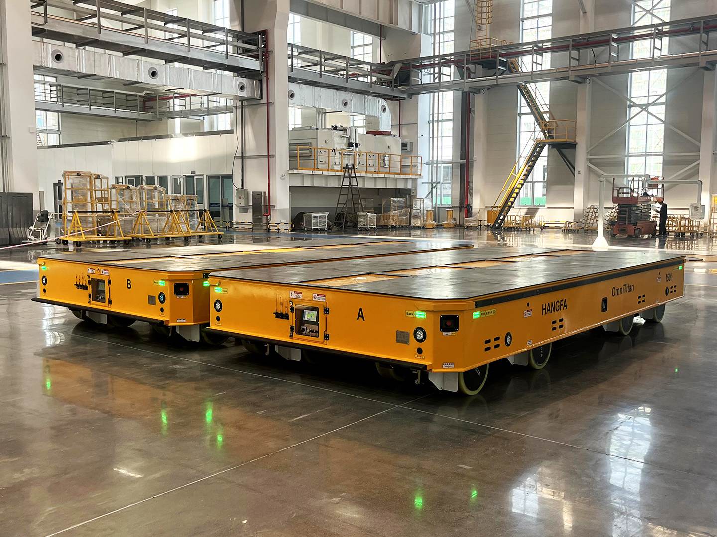 Heavy duty flatbed cart wheels