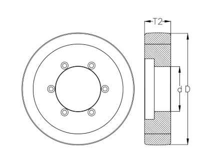 AGV polyurethane wheel