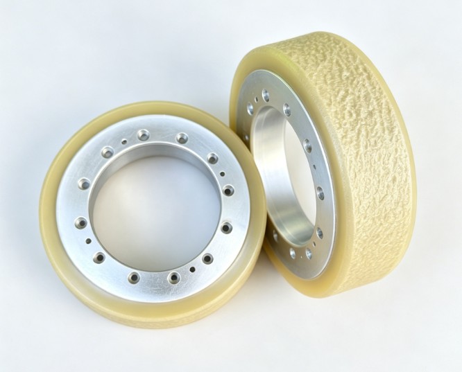 Food grade AGV friction rollers