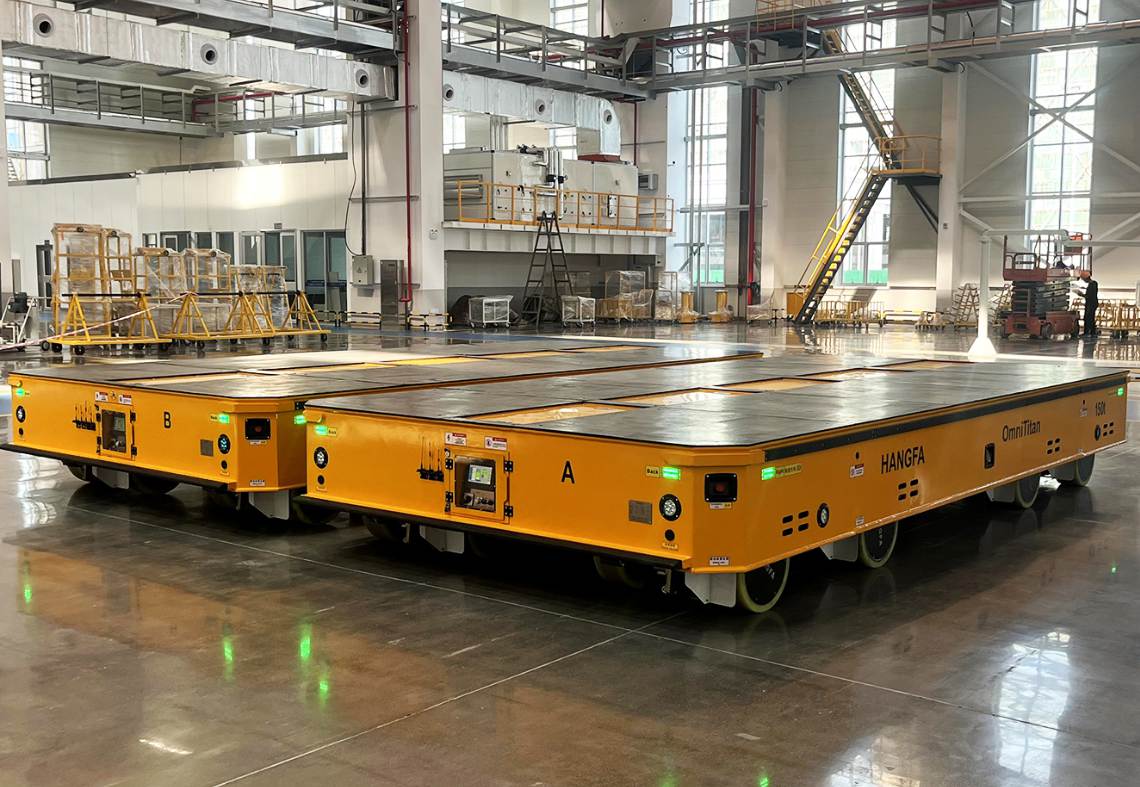 Heavy duty AGV flatbed wheels