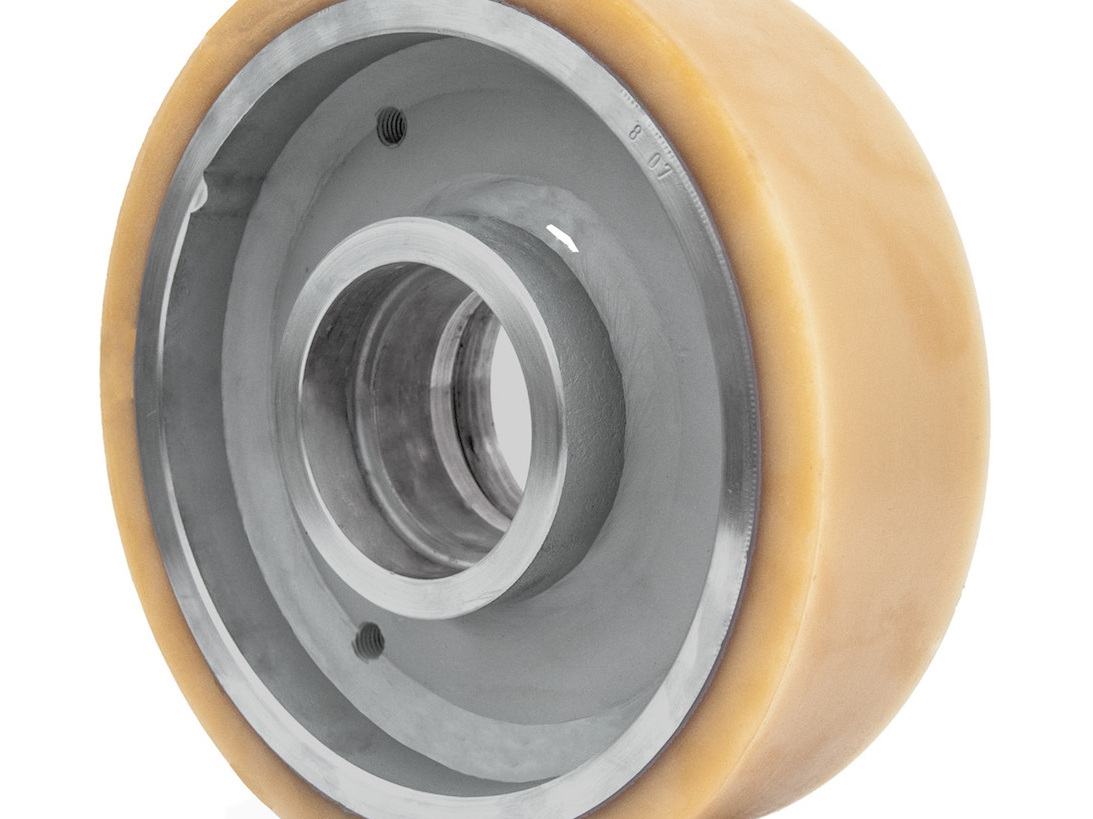 Heavy duty AGV flatbed drive wheel